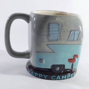 Happy Camper Ceramic Mug Trailer Camper by Big Mouth